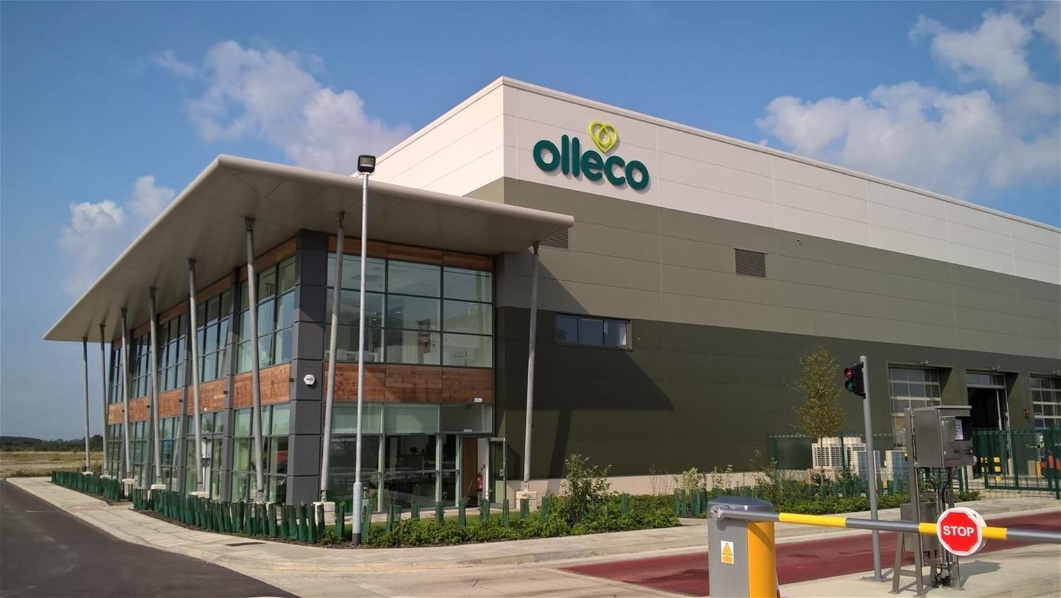 Olleco process building and entrance frontage